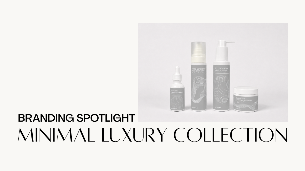 Skincare Branding Concepts: Minimal Luxury