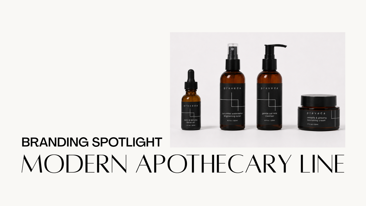 Skincare Branding Concepts: Modern Apothecary