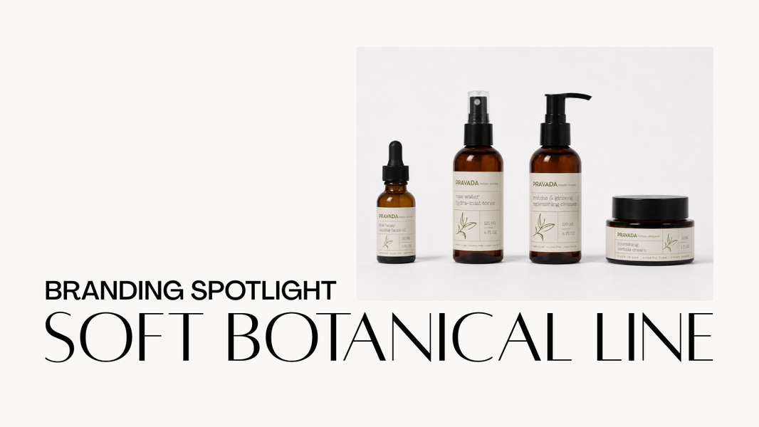 Skincare Branding Concepts: Soft Botanical