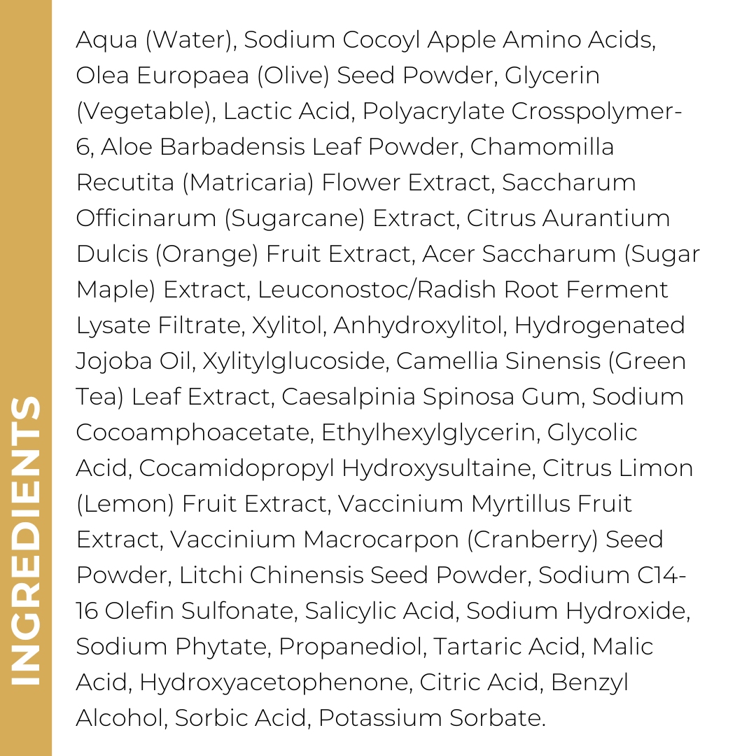 Pravada private Label AHA & BHA Exfoliating Cleanser