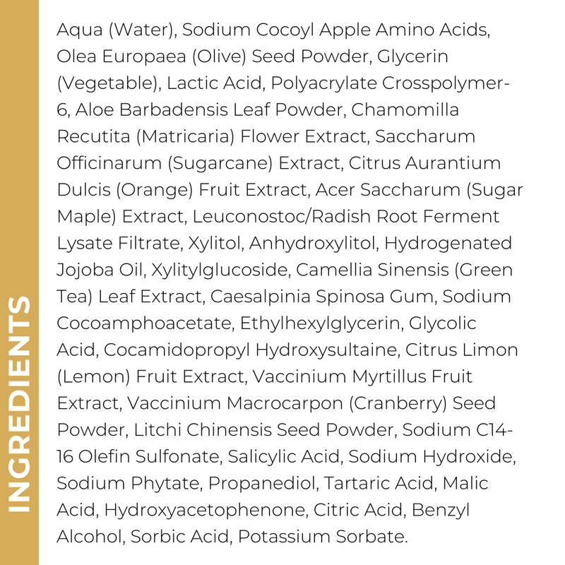 Pravada private Label AHA & BHA Exfoliating Cleanser