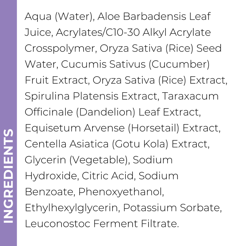 Pravada private Label Aloe Cooling Gel - Samples