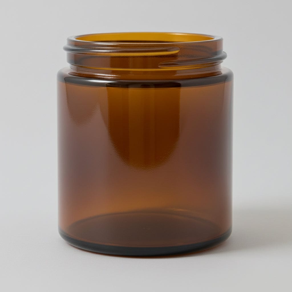 Pravada private Label Amber Glass Jar - 9oz