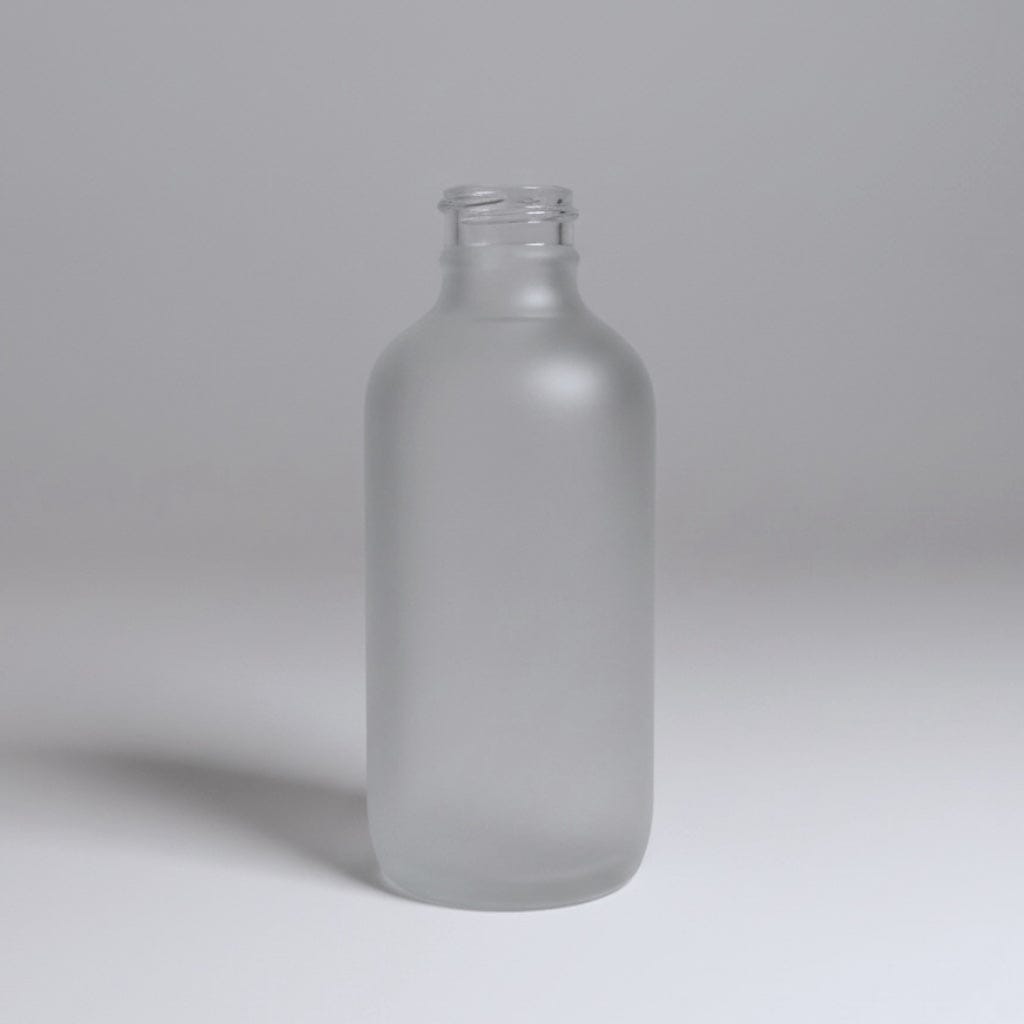 Pravada private Label Boston Round Frosted Glass Bottle - 4oz