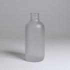 Boston Round Frosted Glass Bottle - 4oz