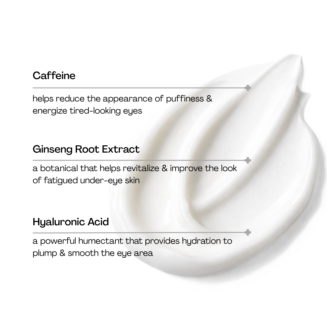 Pravada private Label Brightening & Depuffing Caffeine Eye Cream