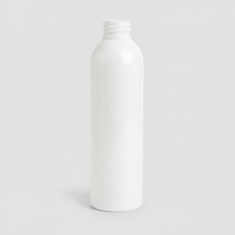 Pravada private Label Cosmo Round White PET Plastic Bottle - 6oz