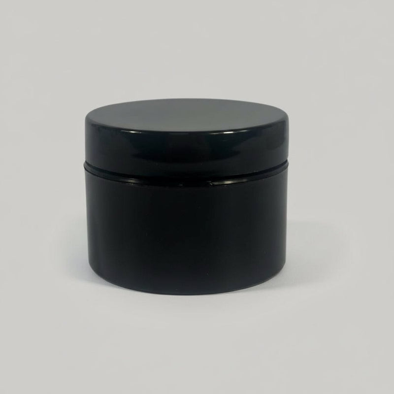 Pravada private Label Double Wall Black Plastic Jar - 1oz