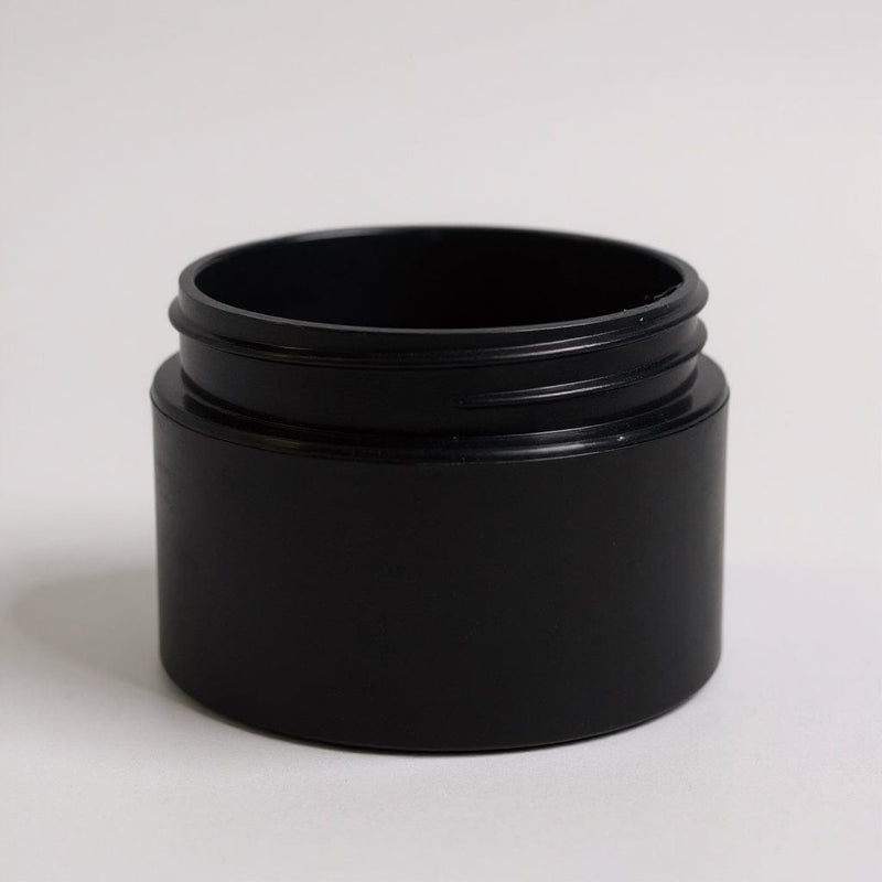 Pravada private Label Double Wall Black Plastic Jar - 1oz