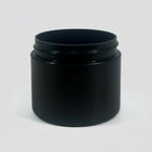 Double Wall Black Plastic Jar - 2oz