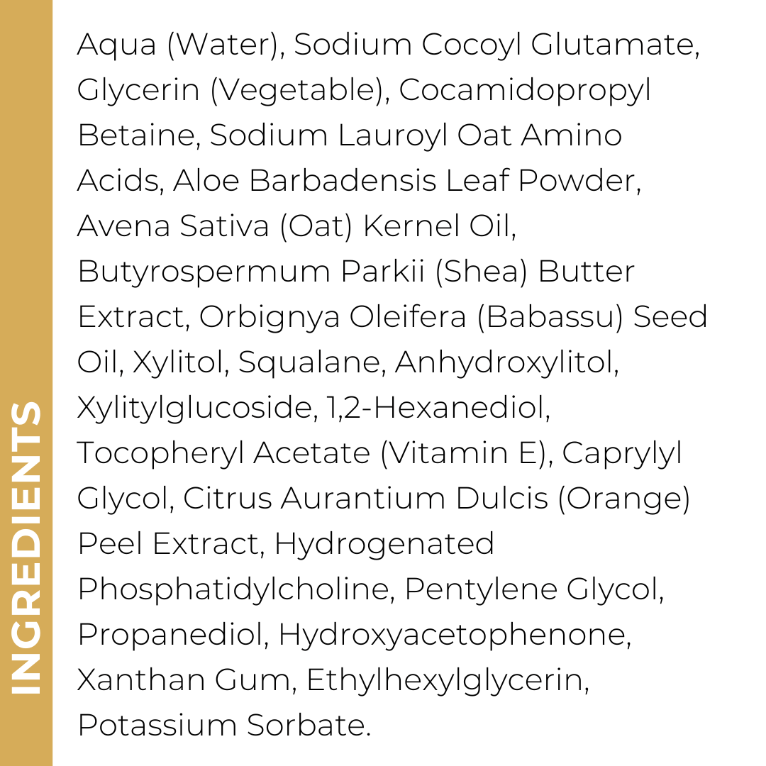 Pravada private Label Gentle Oat Milk Cleanser