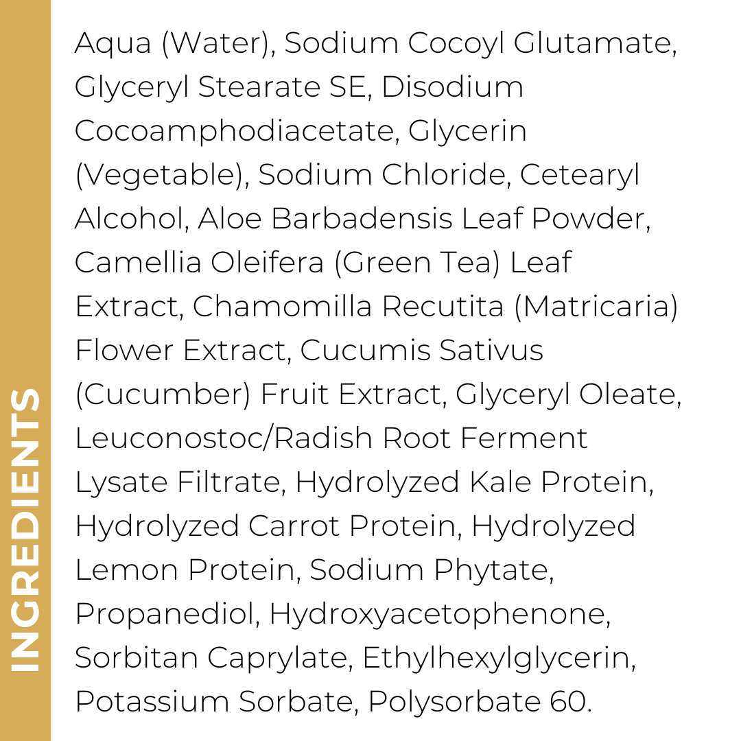 Pravada private Label Kale & Green Tea Creamy Cleanser