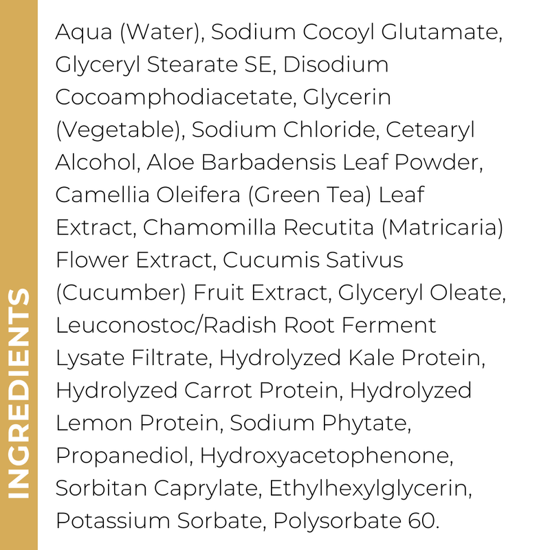 Pravada private Label Kale & Green Tea Creamy Cleanser