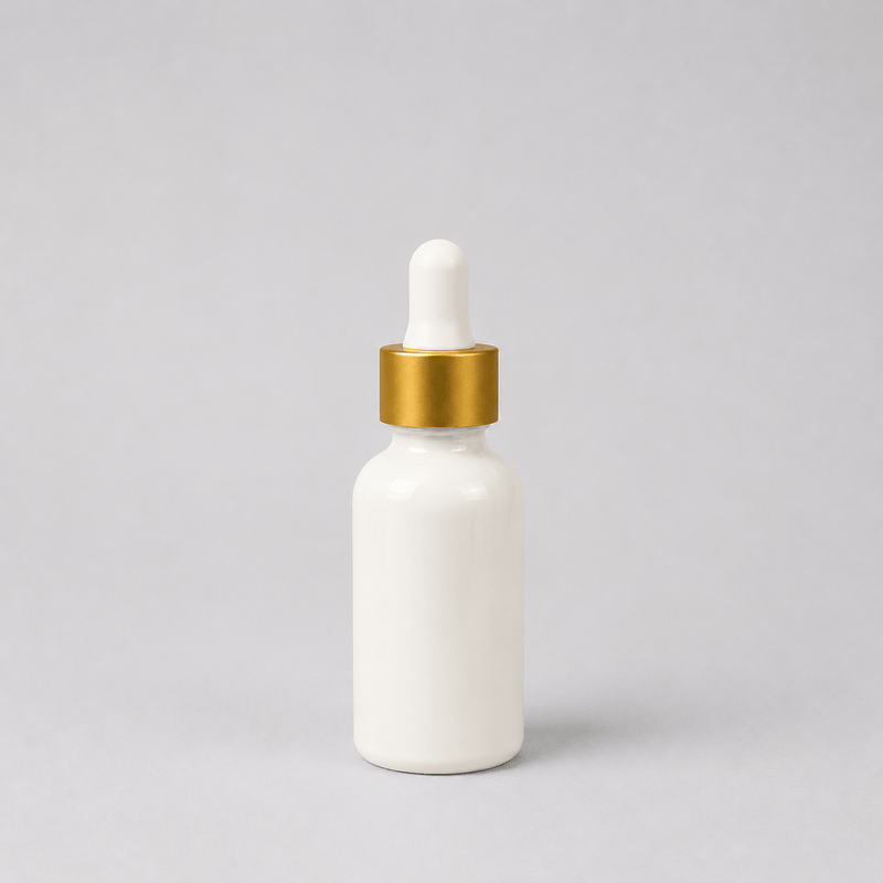 Pravada private Label Matte Gold Glass Dropper - 20-400