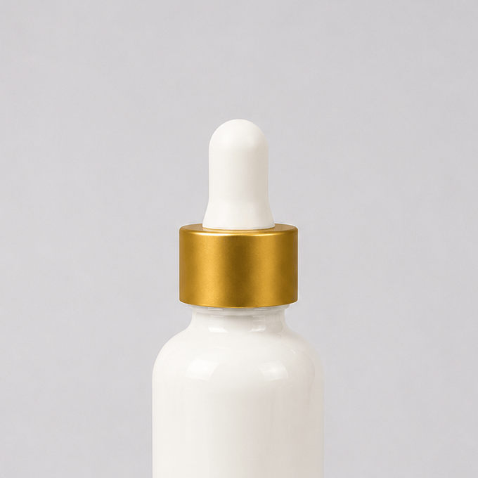 Pravada private Label Matte Gold Glass Dropper - 20-400