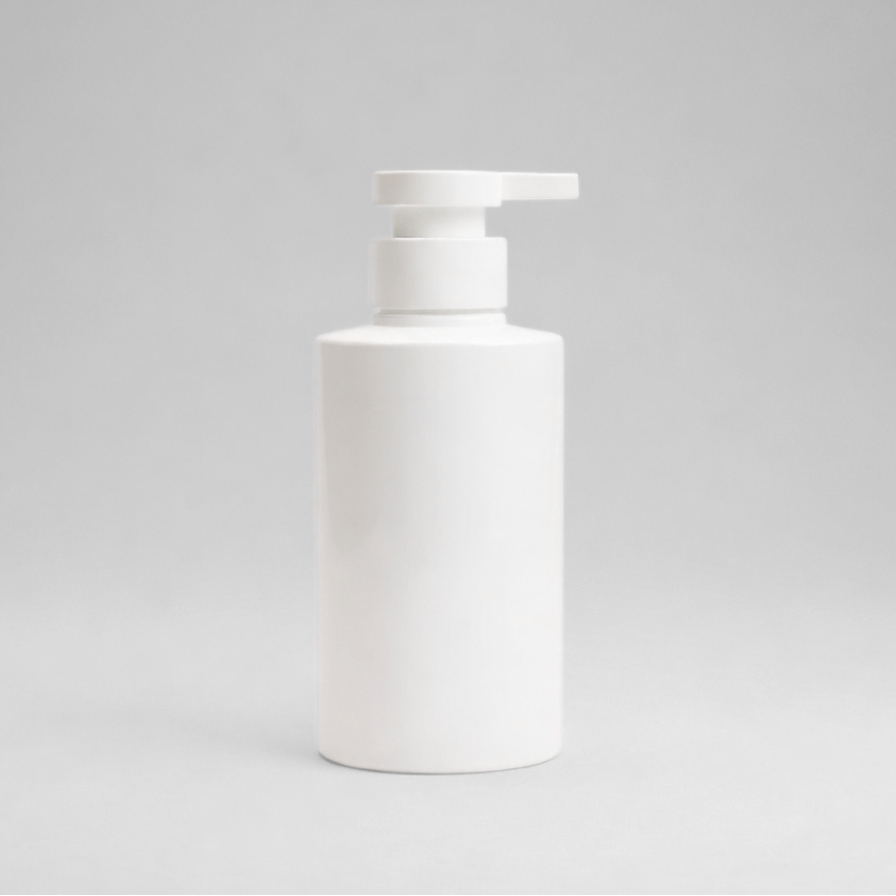 Pravada Private Label Premium Brickell White Bottle with Pump - 10oz