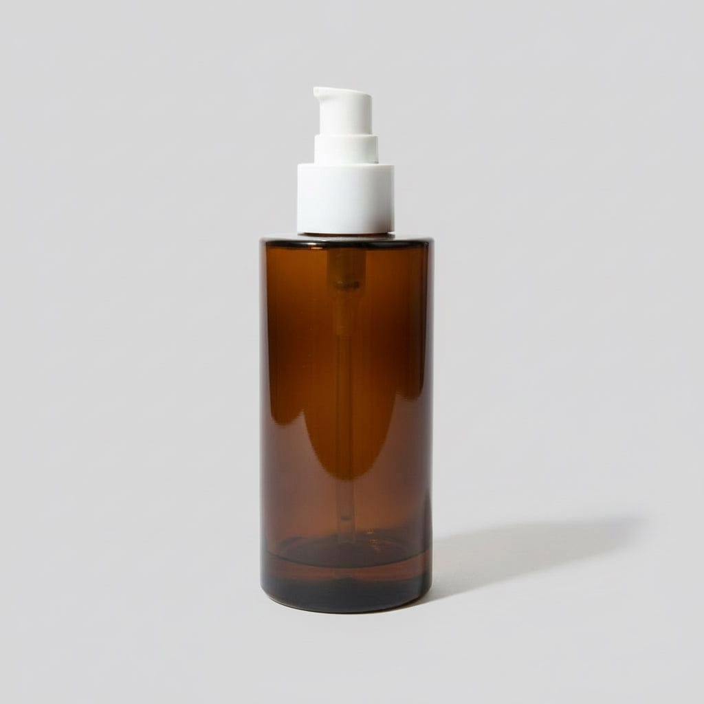 Pravada Private Label Premium Soho Amber Bottle with Pump - 120ml