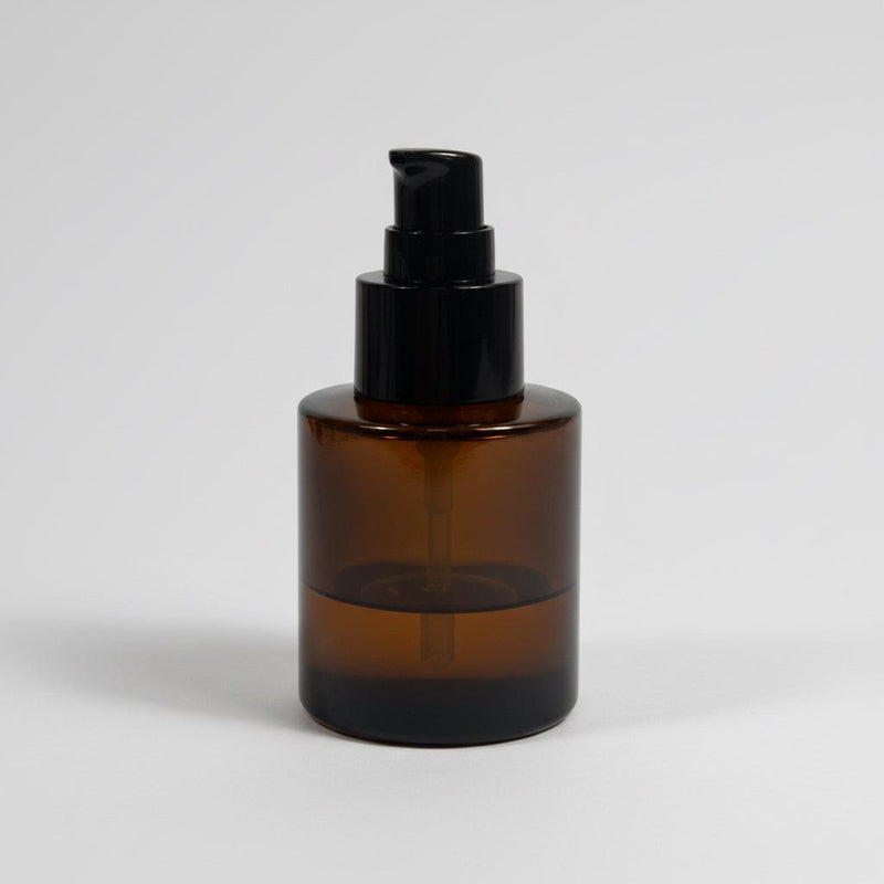 Pravada Private Label Premium Soho Amber Bottle with Treatment Pump - 30ml