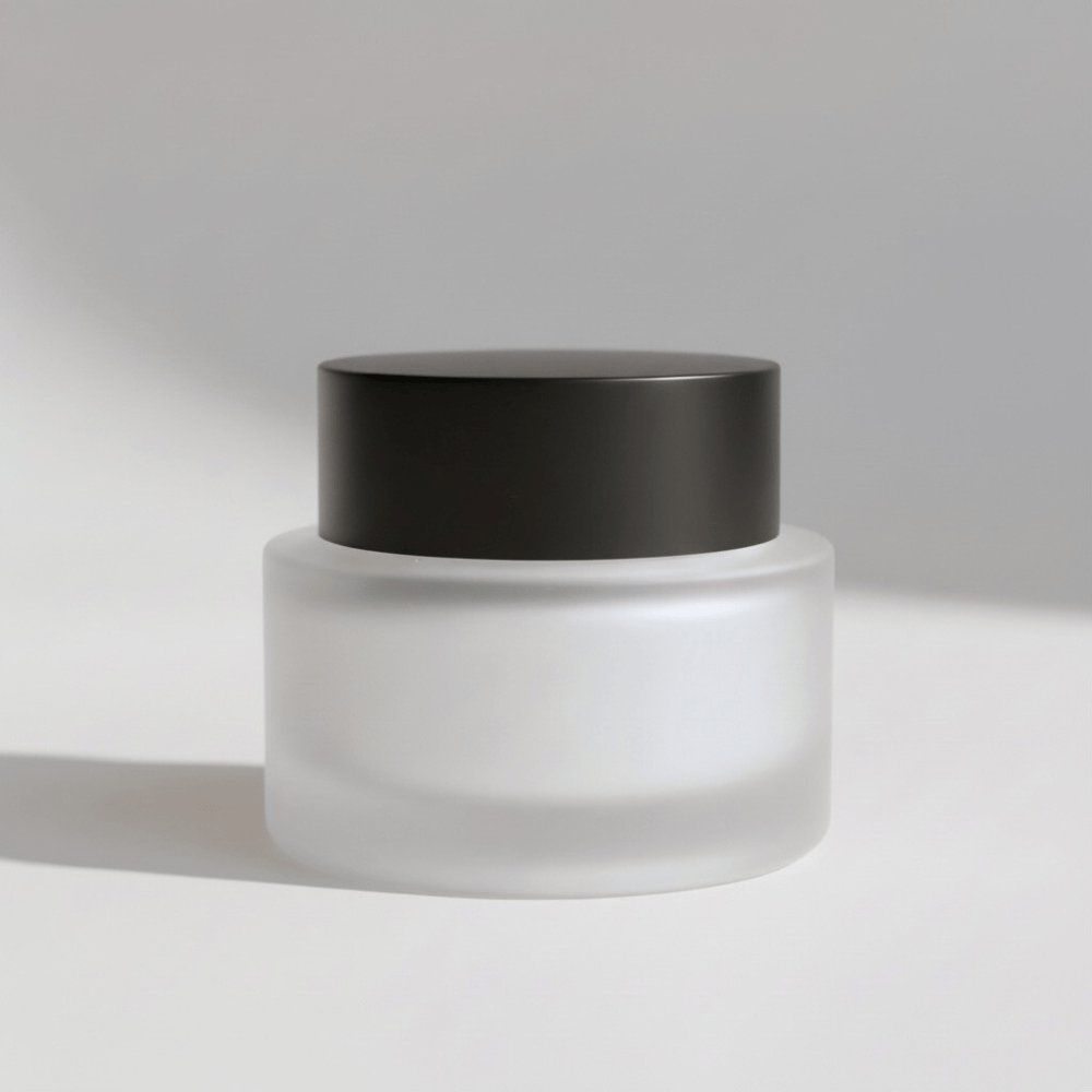 Pravada Private Label Premium Soho Frosted Jar with Lid - 50ml