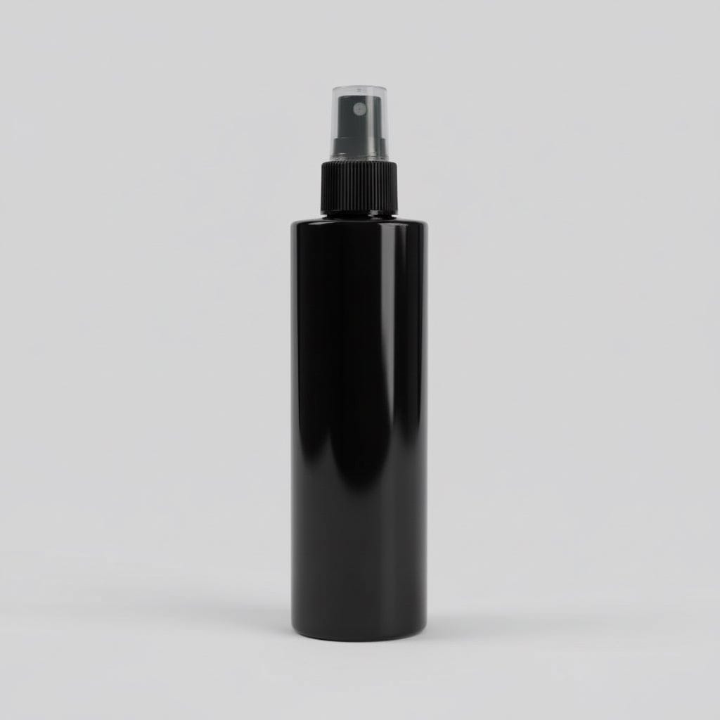 Pravada private Label Ribbed Black Atomizer/Sprayer - 24-410