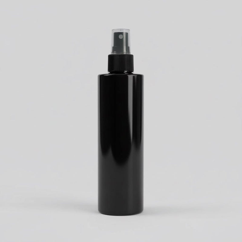 Pravada private Label Ribbed Black Atomizer/Sprayer - 24-410