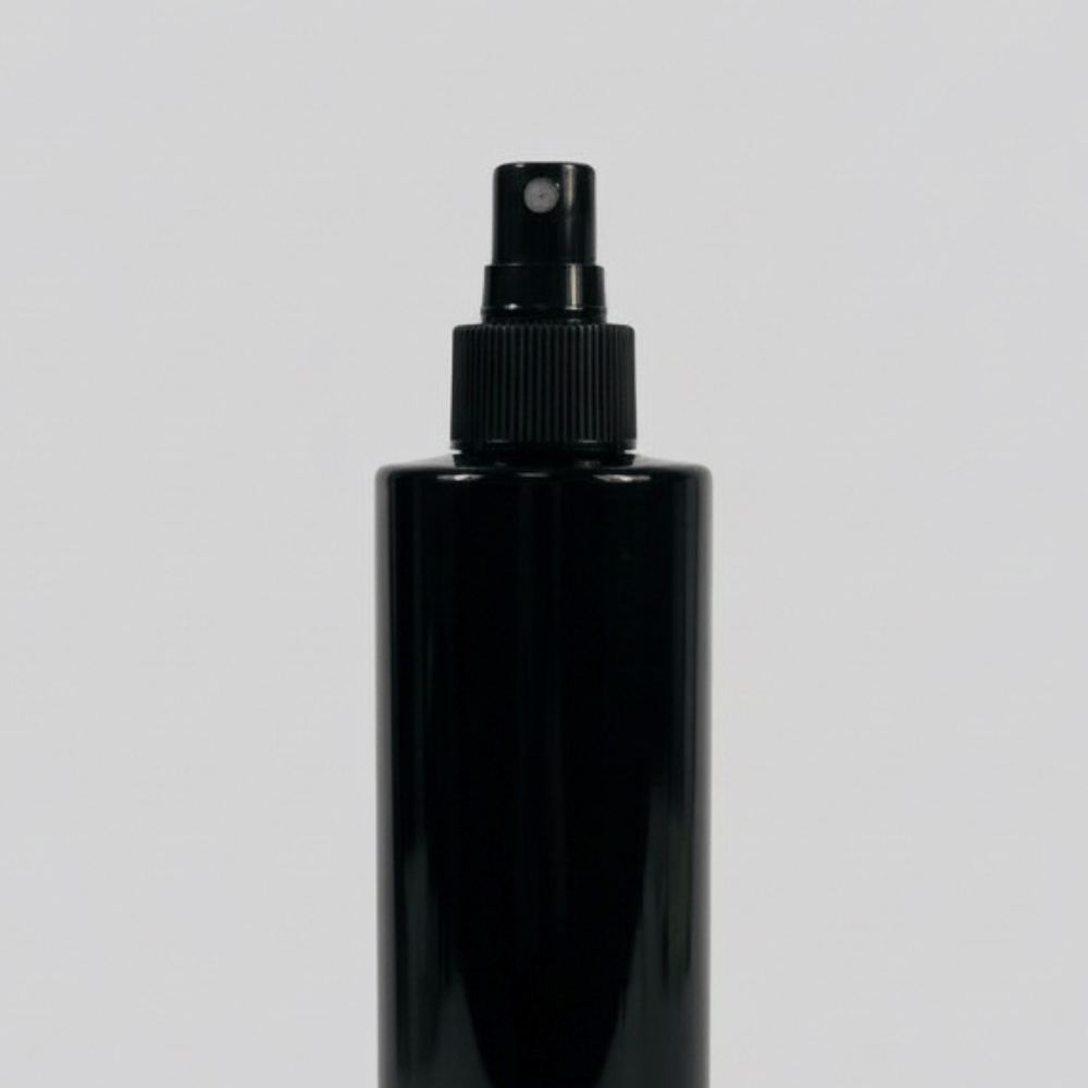 Pravada private Label Ribbed Black Atomizer/Sprayer - 24-410