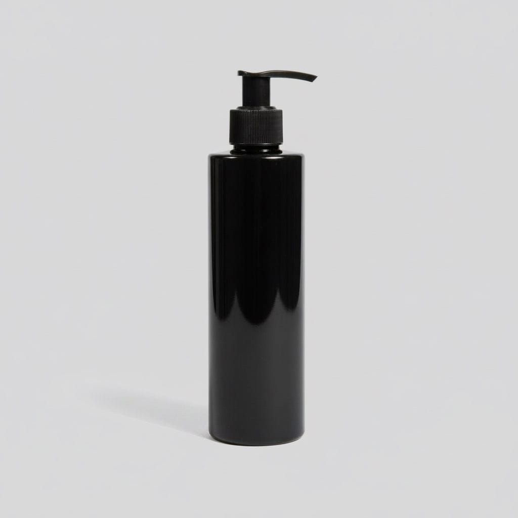 Pravada private Label Ribbed Black Lotion Pump - 24-410