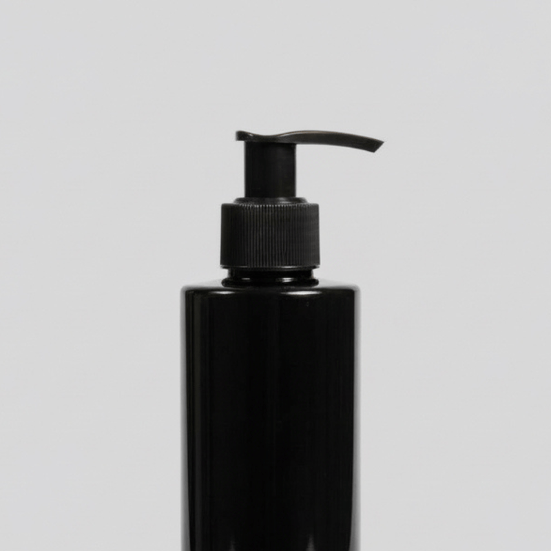 Pravada private Label Ribbed Black Lotion Pump - 24-410