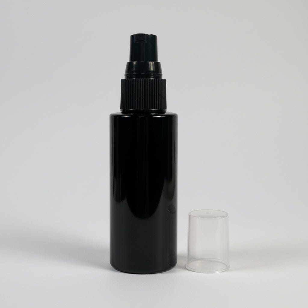 Pravada private Label Ribbed Black Treatment Pump - 20-410