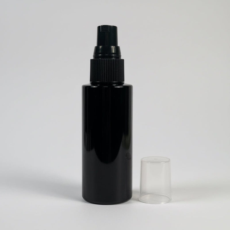 Pravada private Label Ribbed Black Treatment Pump - 20-410