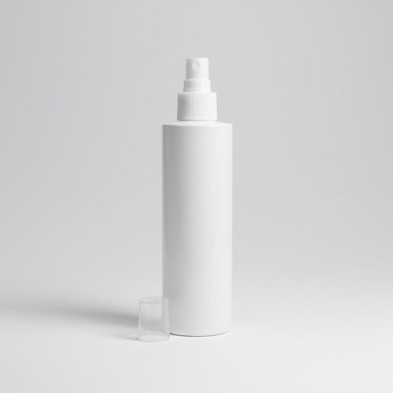 Pravada private Label Ribbed White Atomizer/Sprayer - 24-410