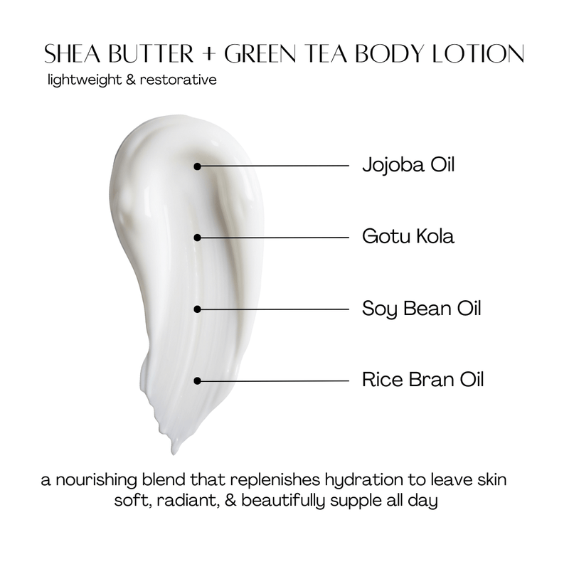 Pravada private Label Shea Butter and Green Tea Body Lotion - Samples