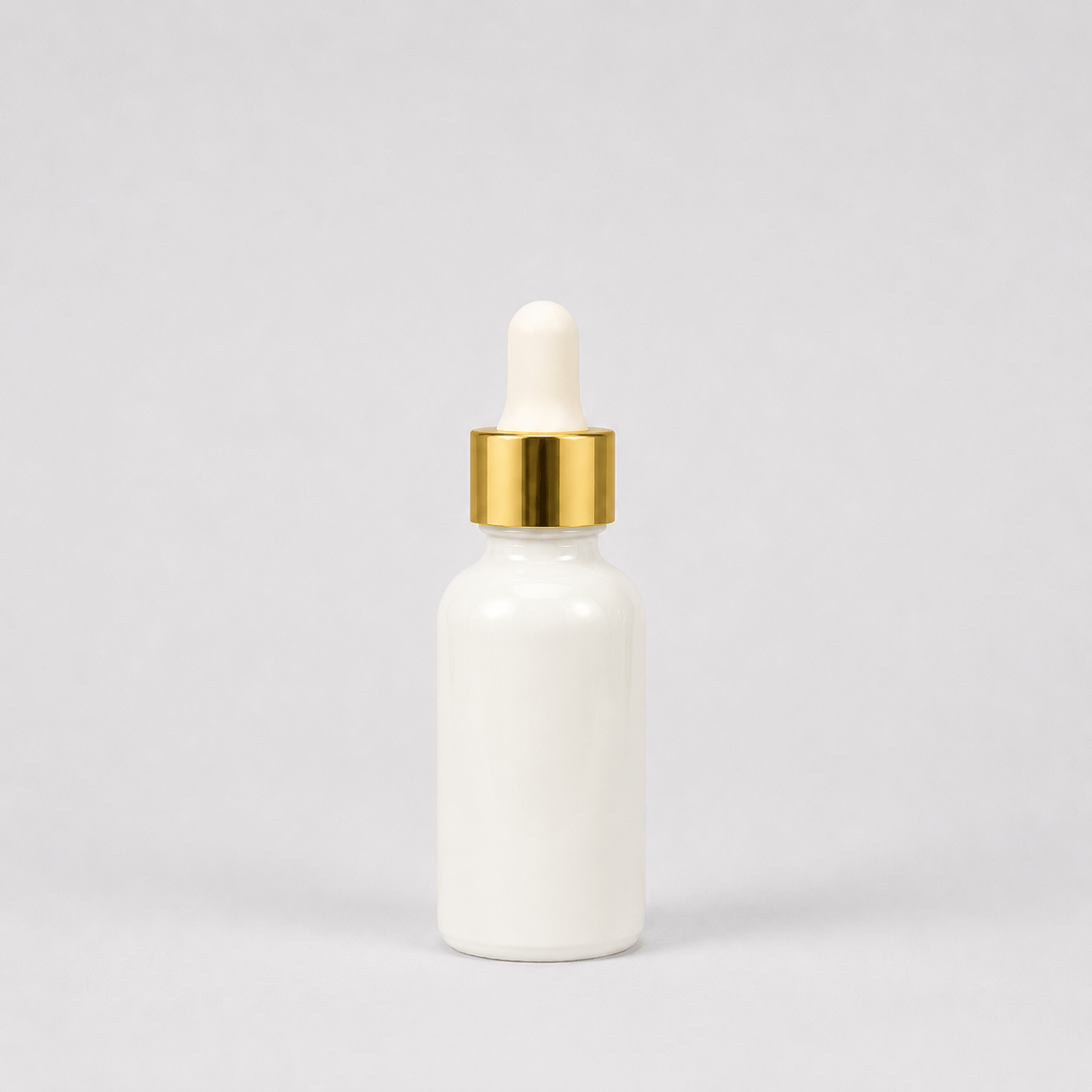 Pravada private Label Shiny Gold Glass Dropper - 20-400