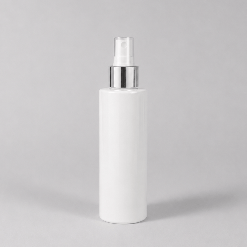 Pravada private Label Shiny Silver Atomizer/Sprayer - Samples