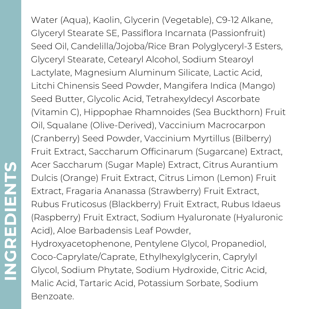 Pravada private Label Super Fruits Resurfacing Mask
