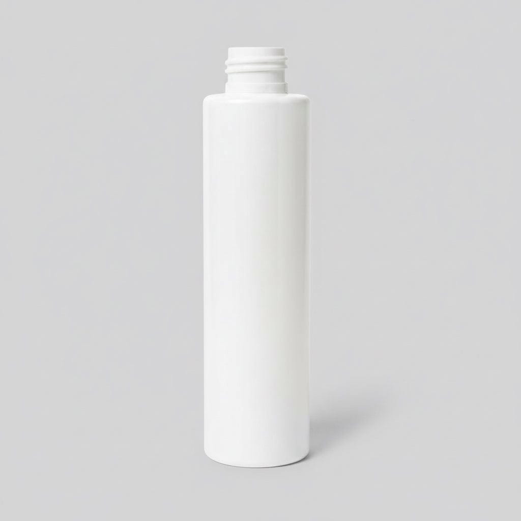 Pravada private Label Tall Cylinder White Plastic Bottle - 5oz