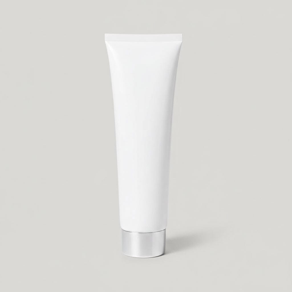 Pravada private Label White/Chrome Twist-Cap Tube - 6oz