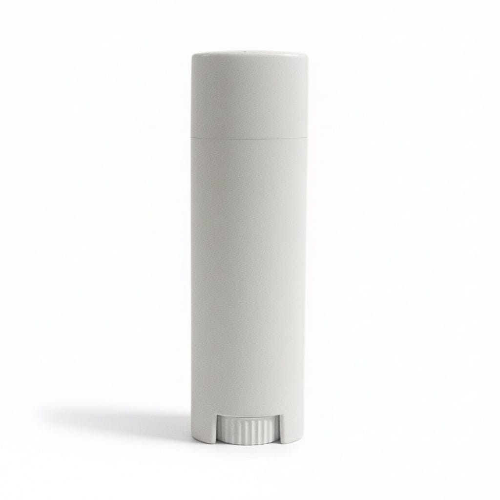 Pravada private Label White Lip Balm Tube - Oval